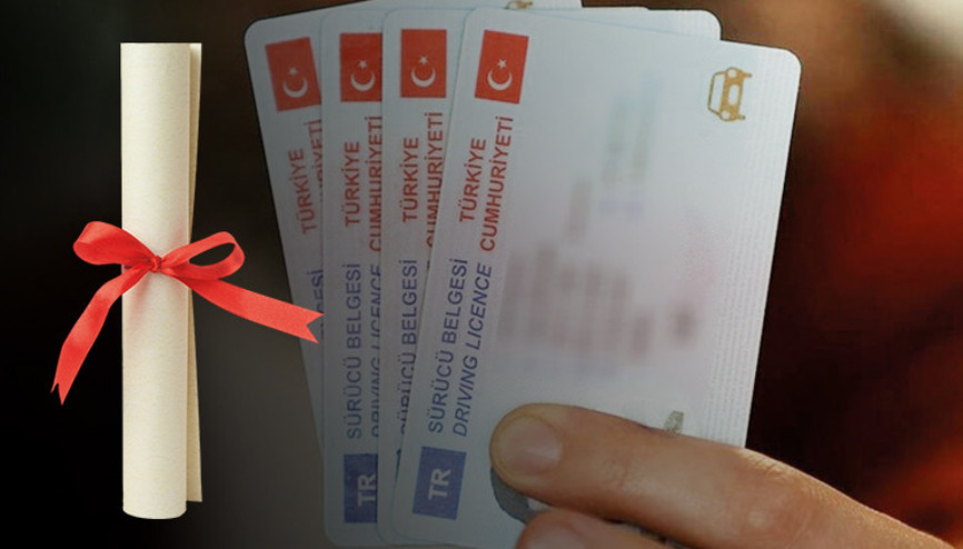 Kız kardeşe ehliyet sevgiliye diploma