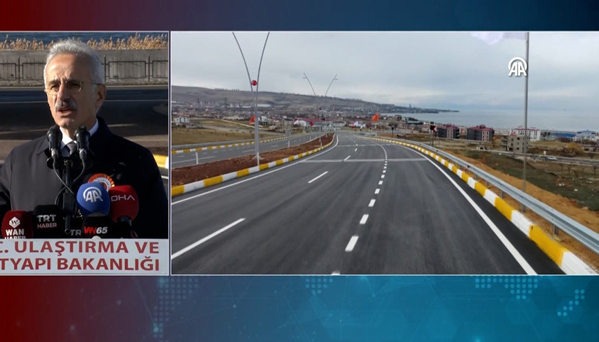 Ulaştırma ve Altyapı Bakanı Abdulkadir Uraloğlu, “Van Çevre Yolu Açılış Töreni”nde konuştu
