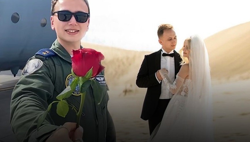 Şehit üsteğmenin eşi, düşen uçakta birlikte çekildikleri fotoğrafları paylaştı Şehit üsteğmenin eşi, düşen uçakta birlikte çekildikleri fotoğrafları paylaştı