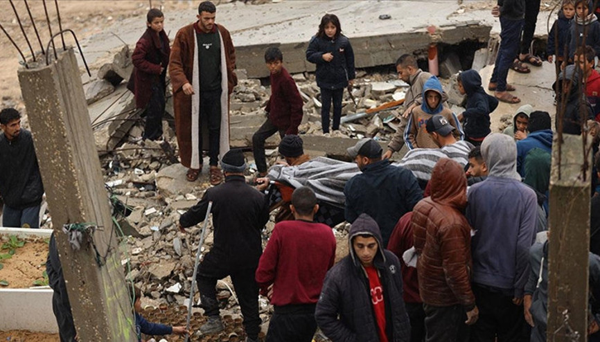 Gazzede enkaz altında kalanları arama çalışmaları başladı