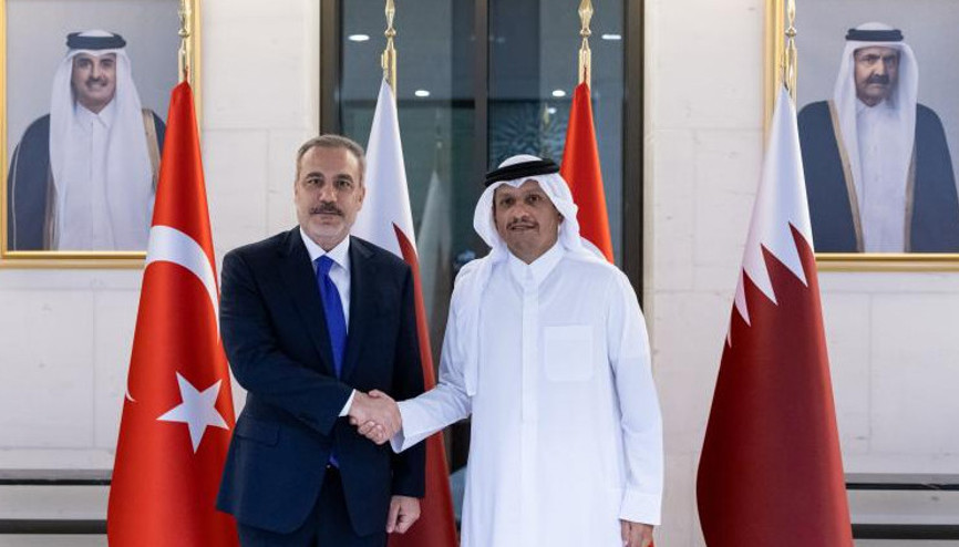 Bakan Fidan, Katar Başbakanı Al Sani ile görüştü