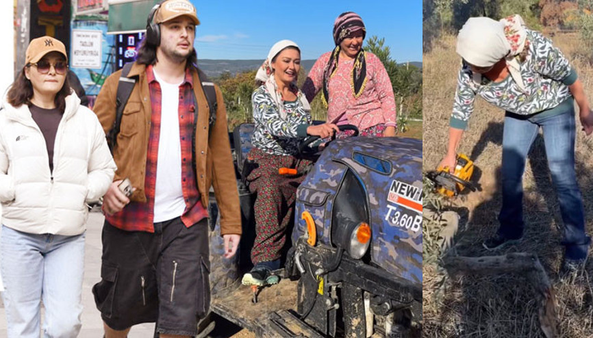 İstanbulu terk etmişti... Köy hayatı başka