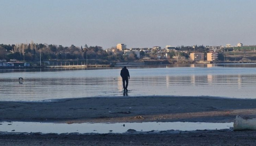 Tekirdağ’da korkutan görüntü: Deniz 20 metre çekildi
