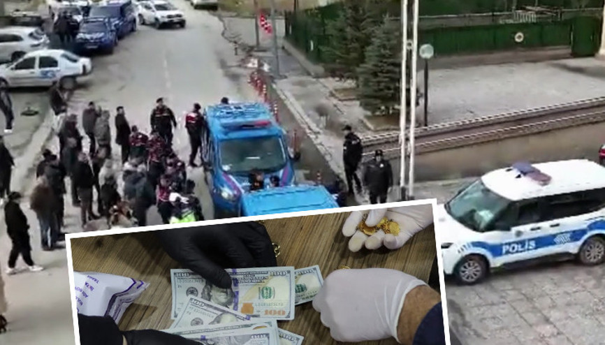 Sivasta 3,5 milyar TLlik operasyon Ev ve iş yerlerine baskın yapıldı: 3 şüpheli tutuklandı