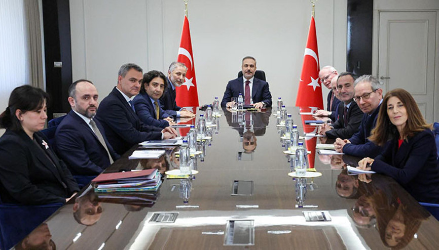 Dışişleri Bakanı Hakan Fidan, SETA Vaşington Ofisi yetkililerini kabul etti