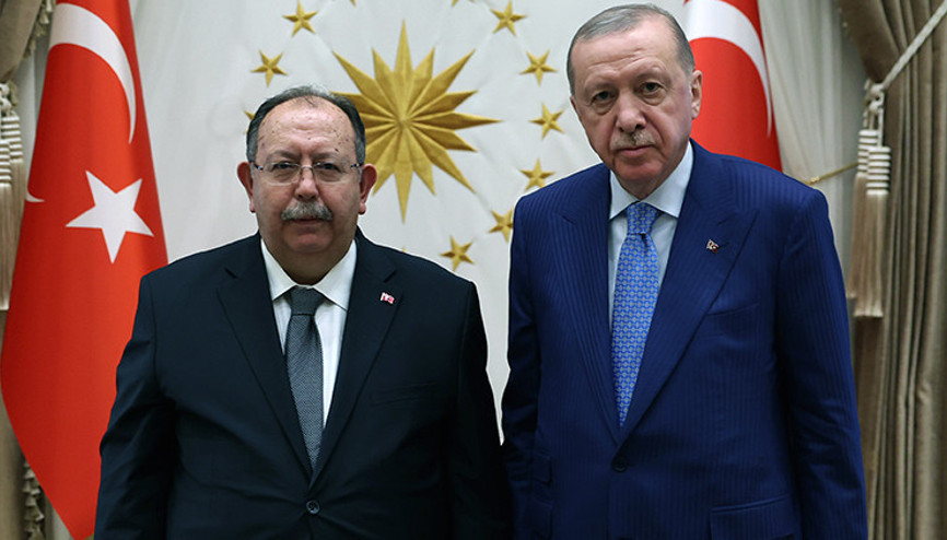 Cumhurbaşkanı Erdoğan, YSK Başkanı Ahmet Yener’i kabul etti
