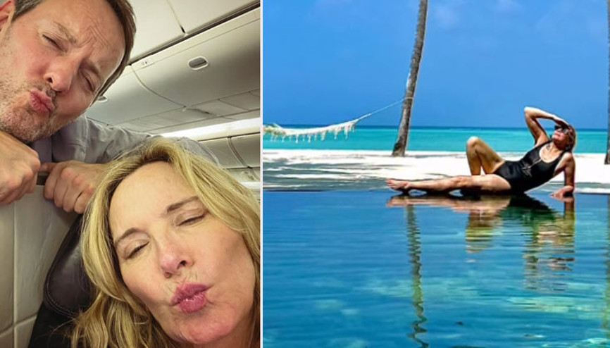 Meğer yıllarca dördüncü kocasını beklemiş.. Bu yaşında onunla evlendi... Düşlerindeki balayına çıktı