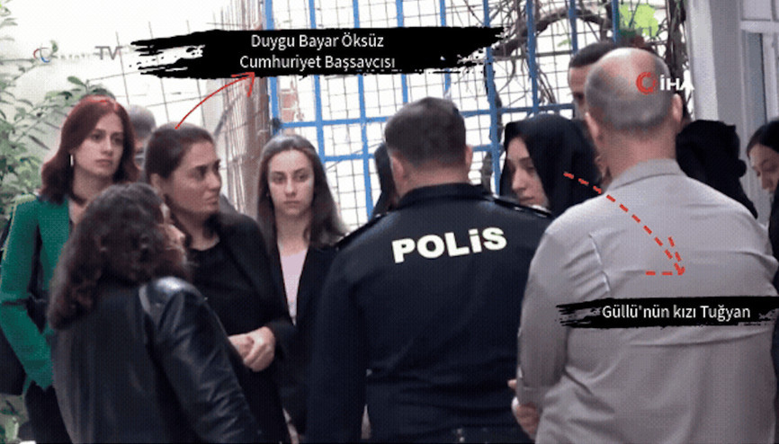 Şarkıcı Güllünün evinde bilirkişi heyetinin inceleme yaptığı görüntüler