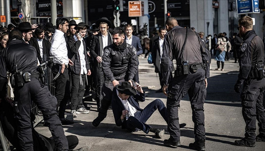 Harediler, İsrail polisiyle karşı karşıya geldi: 10 kişi yaralandı