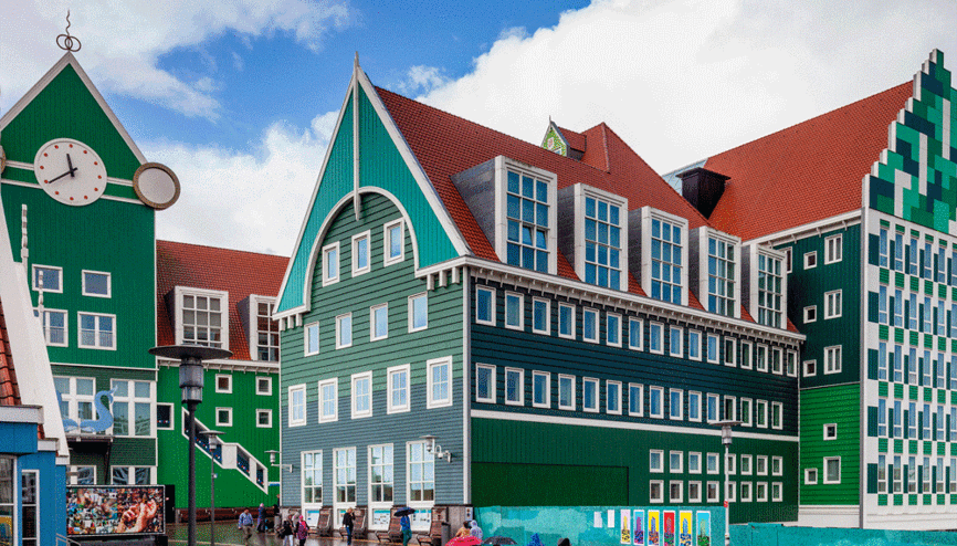 Zaandam’ın rengarenk yapboz evleri