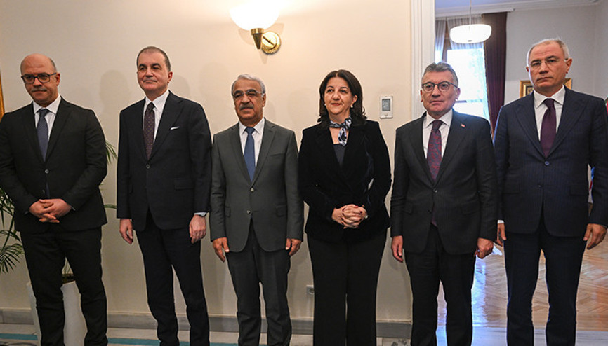 Son dakika... DEM Parti heyeti ve AK Partiden görüşme sonrası ilk açıklama