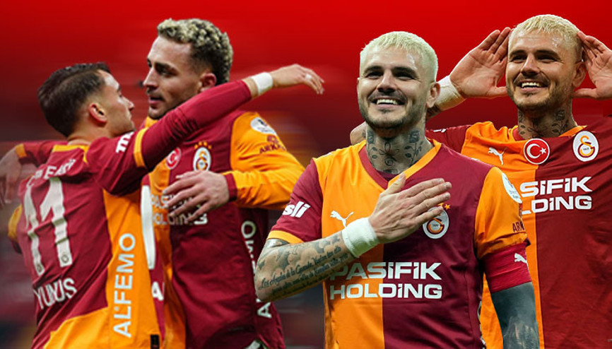 Galatasarayda Mauro Icardinin tarihi gecesi: Hagiyi solladı Yunus Akgün ve Barış Alperden asist krallığına damga