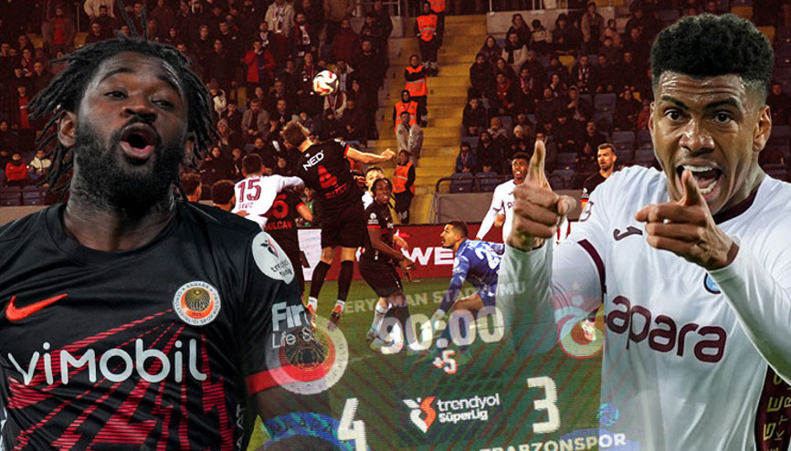 Gençlerbirliği-Trabzonspor maçı tarihe geçti: Süper Ligde 14 yıl sonra bir ilk yaşandı