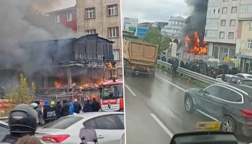 Pendikte korkutan yangın: Otomobilde başladı 3 katlı ahşap binaya sıçradı