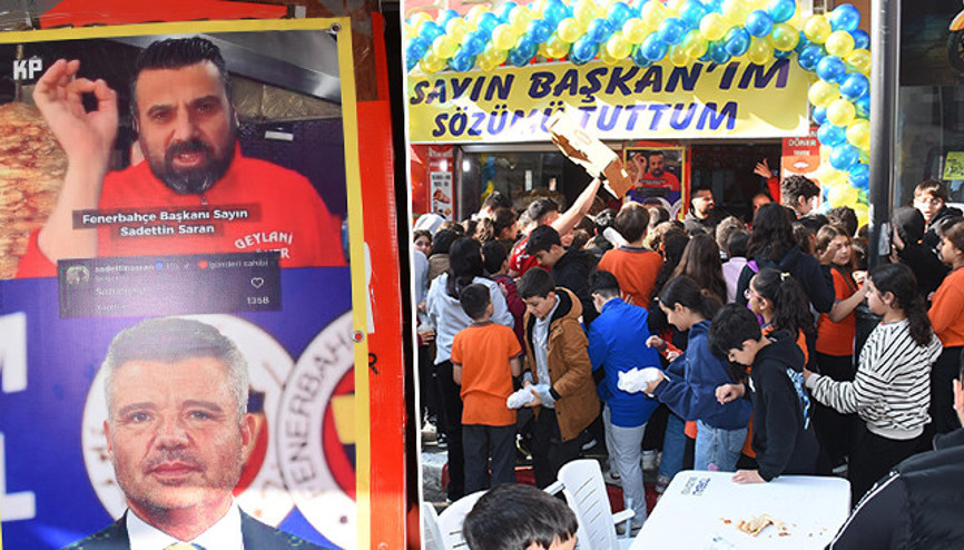 Sadettin Saran Sözünü tut dedi Öğrencilere ücretsiz dağıttı