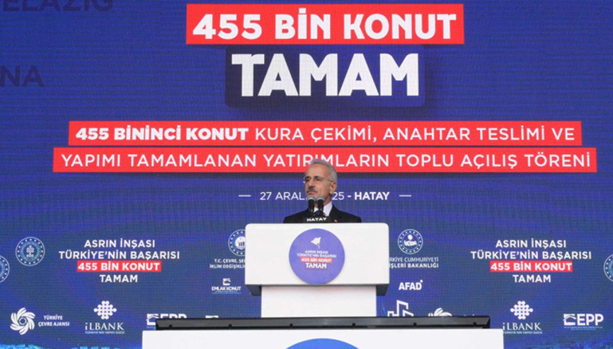 Bakan Uraloğlu, Hatayda konuştu: Geleceğimizi hep birlikte inşa ediyoruz