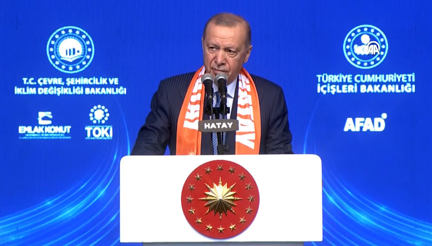 Cumhurbaşkanı Erdoğan: 455 bin 357 konutu tamamladık İftiracılar ortada yok, biz buradayız