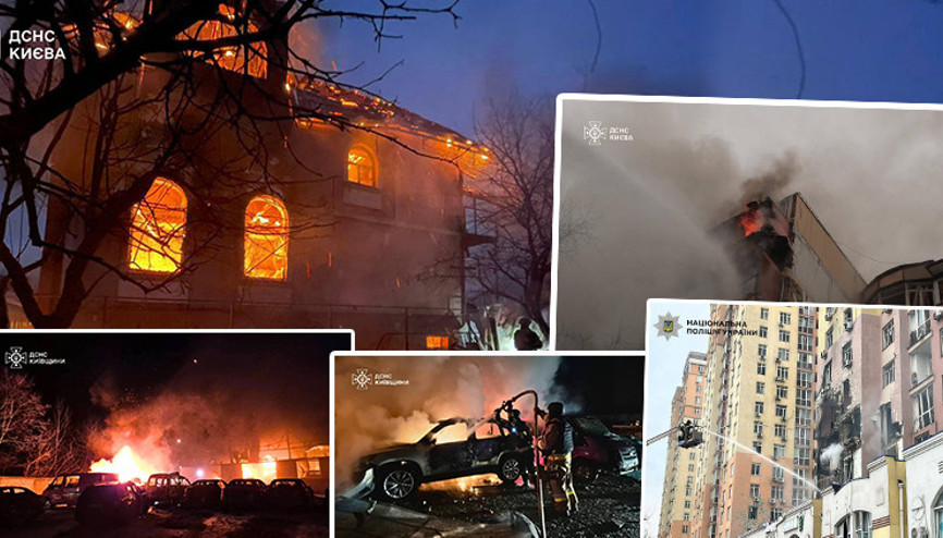 Kieve bomba yağdı: Rusyanın Shahed ve Kinzhalları sahnede