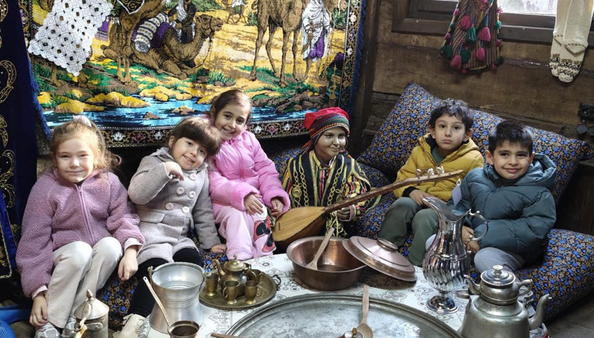 Köy hayatını dokun-dene-yaşa-öğren