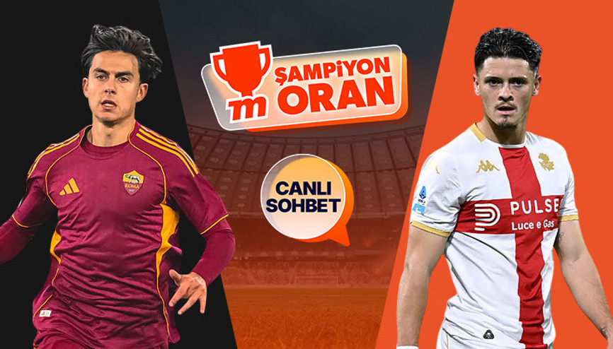 Romanın konuğu Genoa Maçın heyecanı canlı sohbet ve Şampiyon Oranlar ile Mislide