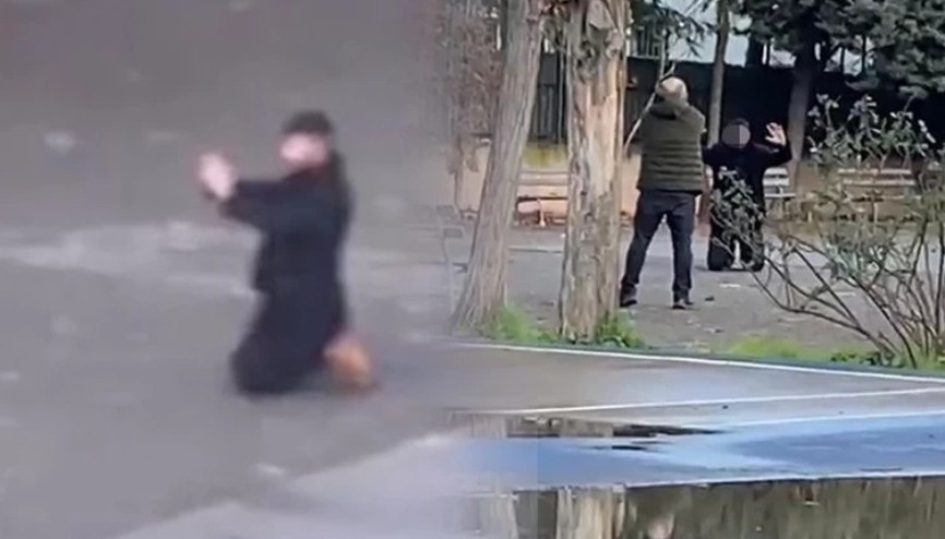 Kızını rahatsız ettiği iddiasıyla öğrenciyi silahla rehin aldı