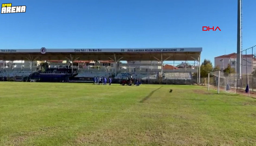 Fethiyesporun stadında Galatasaray telaşı