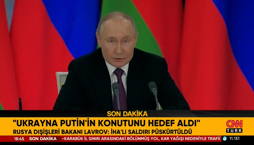 Putinin cumhurbaşkanlığı konutuna saldırı girişimi