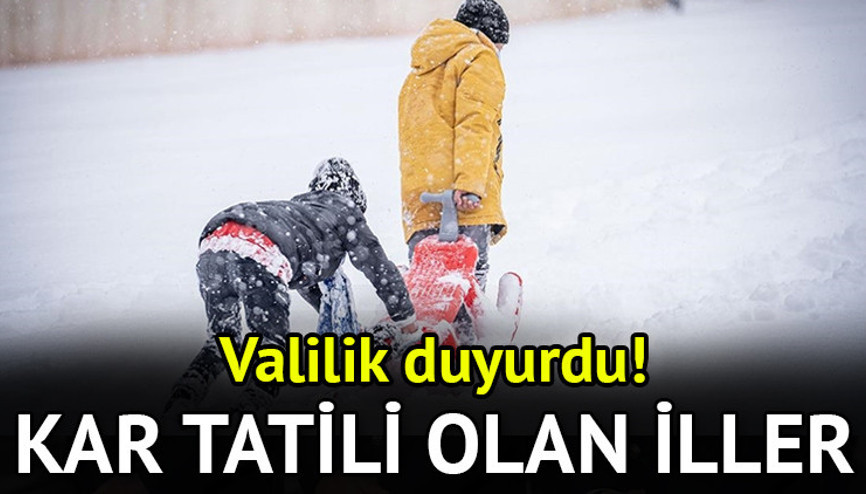 BUGÜN (31 ARALIK ÇARŞAMBA) OKULLAR TATİL Mİ İSTANBUL, ANKARA SON DAKİKA || 30 ilde kar tatili ilan edildi Bugün (31 Aralık) okullar tatil mi, hangi illerde tatil edildi Valiliklerden son dakika kar tatili açıklaması