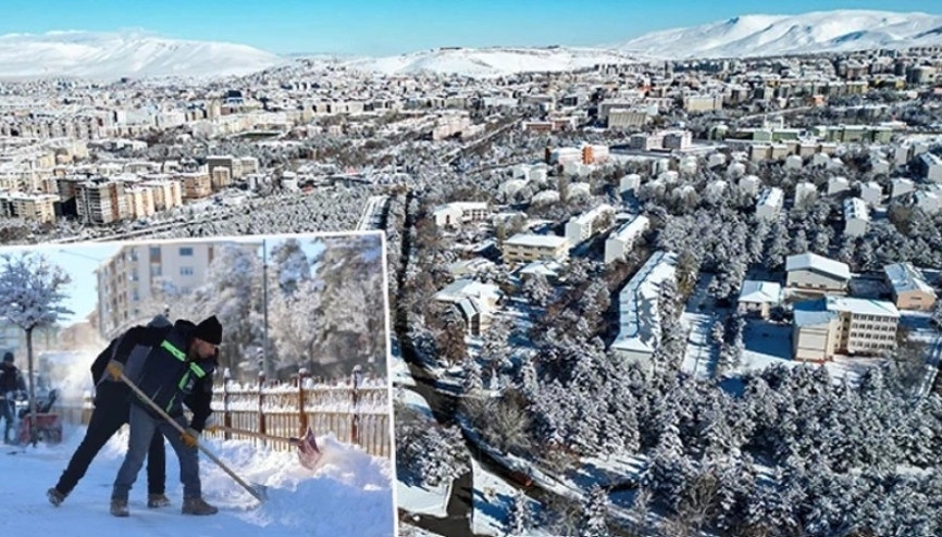 Türkiyenin en soğuk yeri, eksi 30,3 derece ile Erzurumda