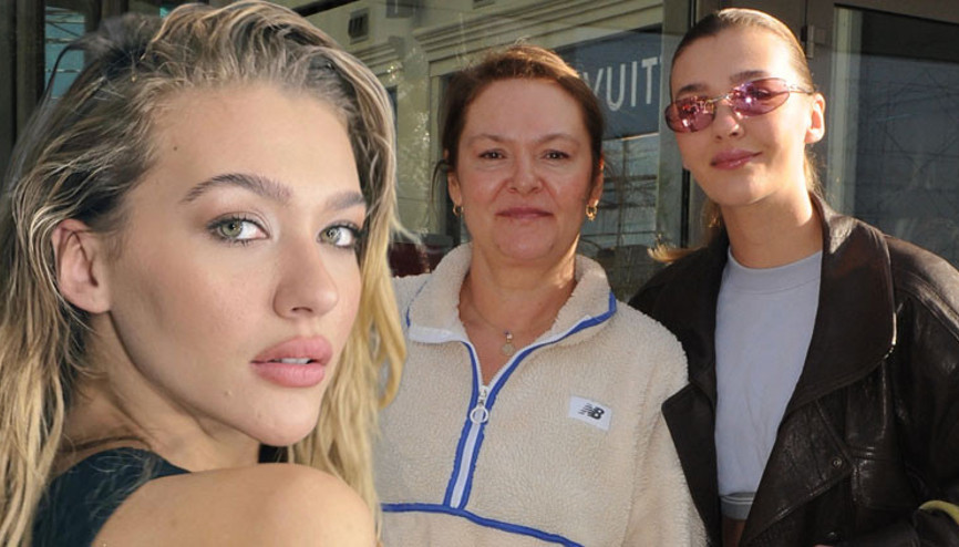 Ünlü oyuncu güzelliğini annesinden almış