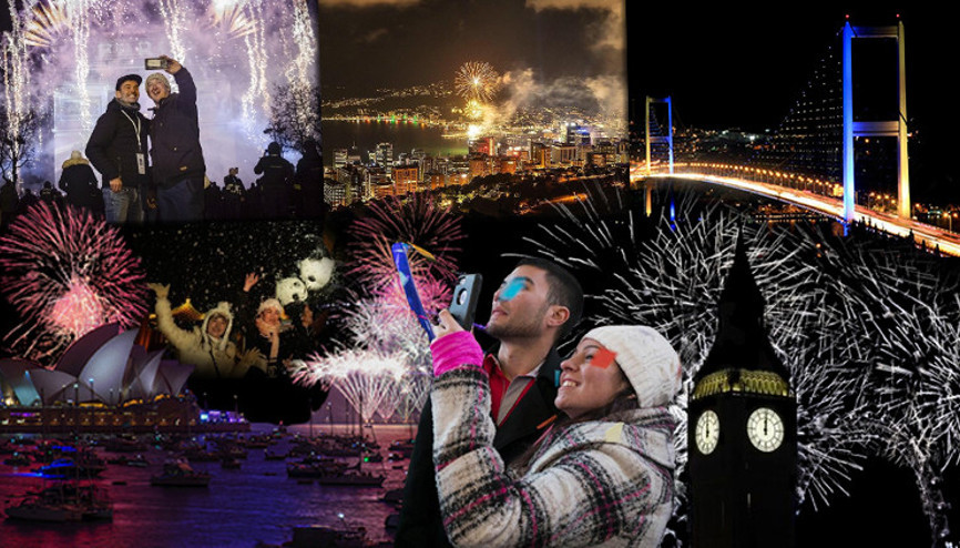 Son dakika... Dünya yeni yıla merhaba dedi Yeni Zelanda 2026ya girdi: Göz kamaştırıcı havai fişek gösterisi