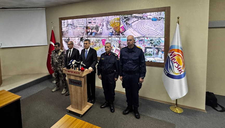 Mersinde yılbaşında 12 bin 216 personel görevde olacak