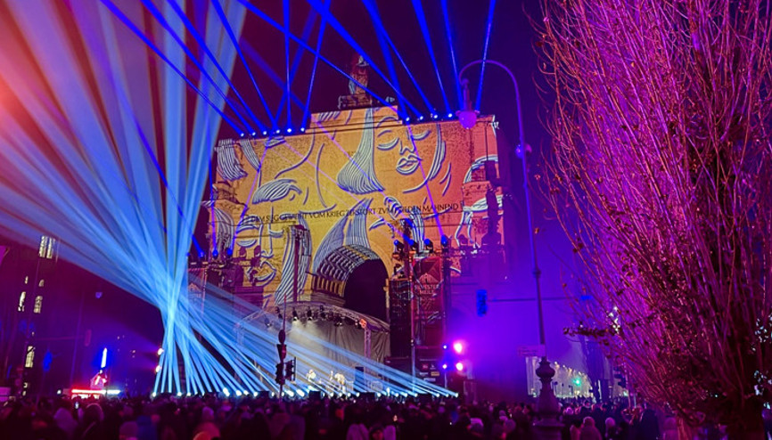 Münihte yeni yıla coşkulu karşılama