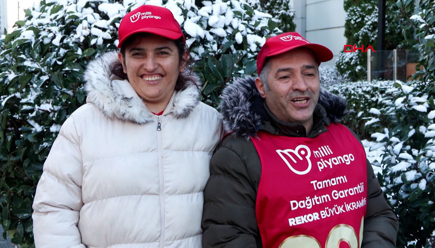 Milli Piyango yılbaşı çekilişinde 266 milyon liranın isabet ettiği bileti satan gezici bayi konuştu