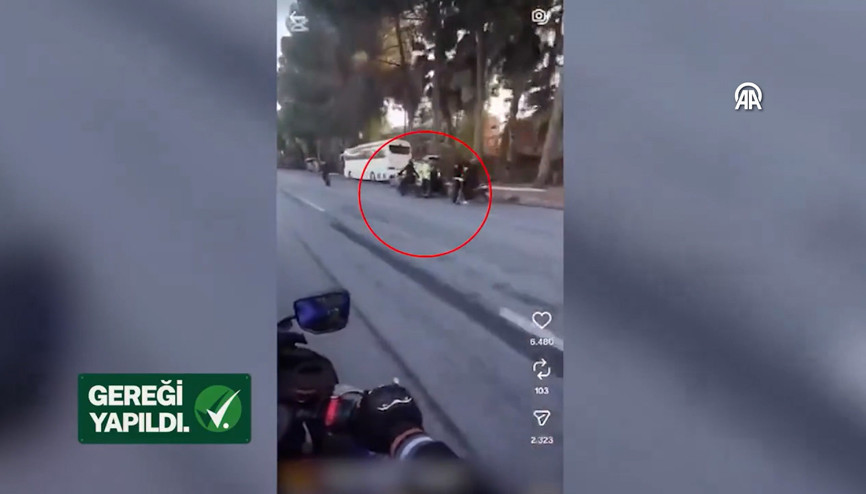 Bakan Yerlikayadan Alanyada polisin üzerine motosiklet süren kişilerin tutuklanmasına ilişkin paylaşım Bakan Yerlikayadan Alanyada polisin üzerine motosiklet süren kişilerin tutuklanmasına ilişkin paylaşım