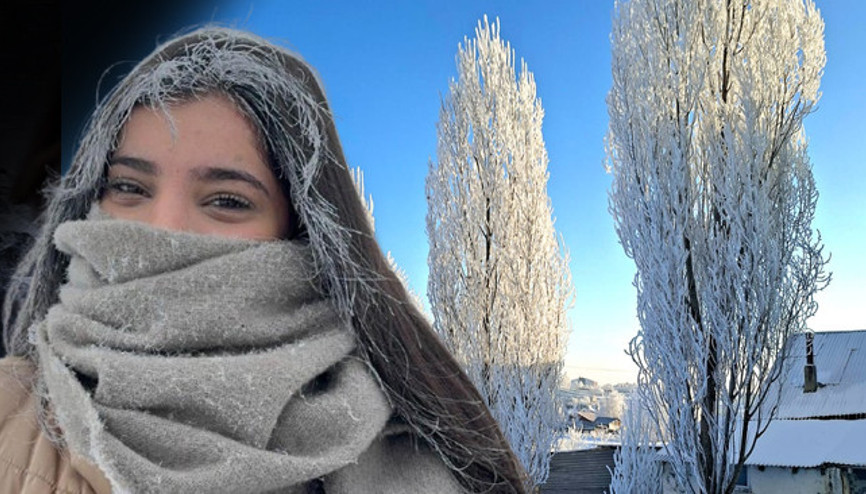 Türkiyenin en soğuk yeri oldu O ilçe eksi 39.7 dereceyi gördü