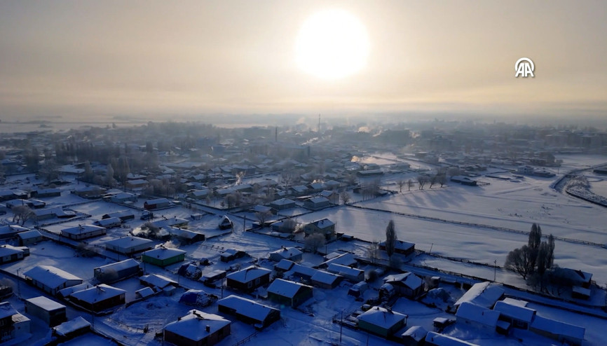 Ardahan sıfırın altında 39,7 dereceyle Türkiyenin en soğuk ili oldu