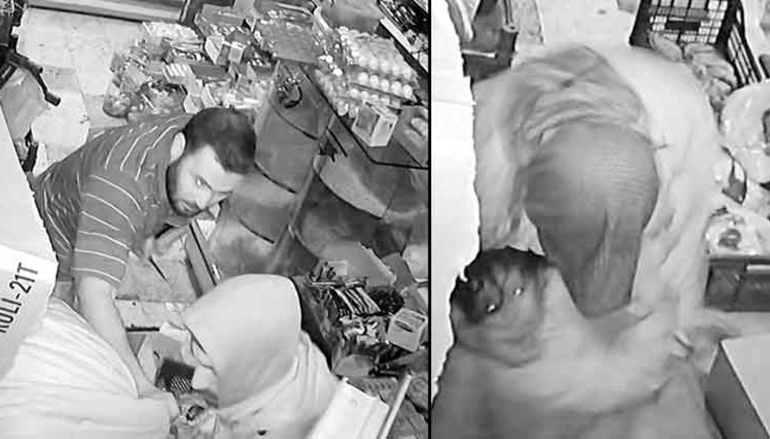 Markete sığınan kızı darbedip bıçakladı