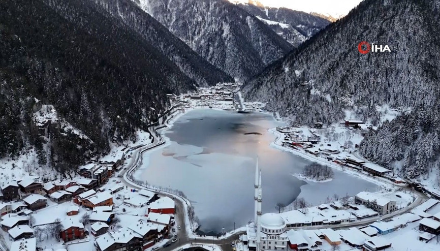 Uzungöl buz tuttu