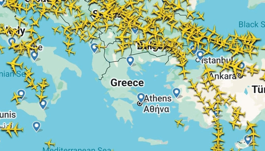 İstanbul hava sahasında Yunanistan trafiği