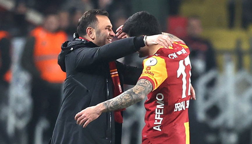 Galatasarayda 57 gün sonra sahne Eren Elmalının: Golle döndü, Okan Burukla kutladı Gözyaşlarını tutamadı...