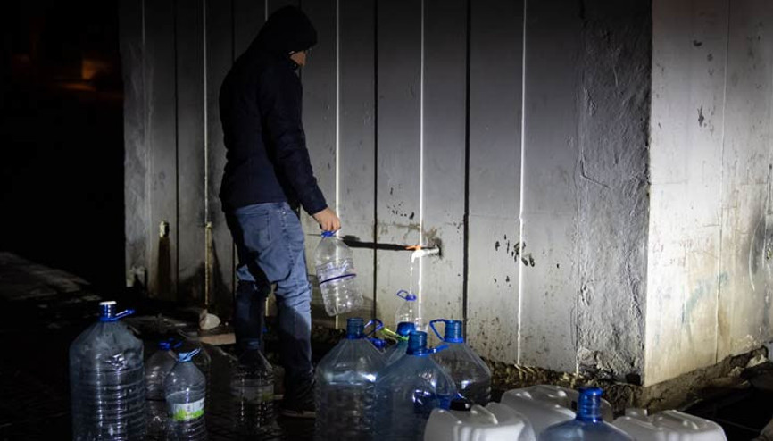 Başkentte kesintiler nedeniyle içme suyu çeşmelerden sağlanıyor