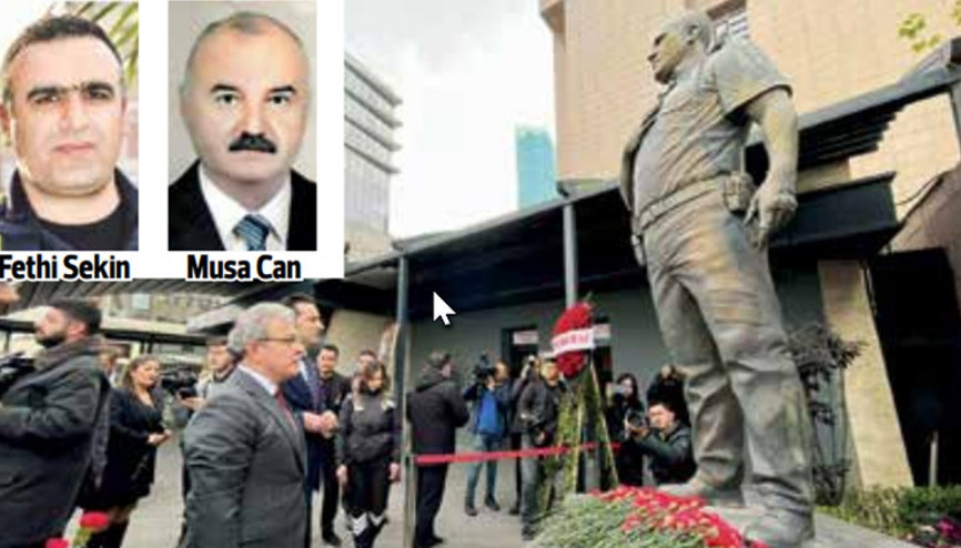 Şehit Fethi Sekin ve Musa Can için İzmir’de anma