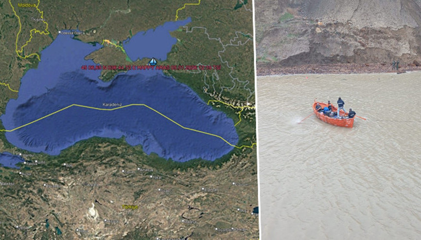 Son dakika... Karadenizde Türk gemisi karaya oturdu