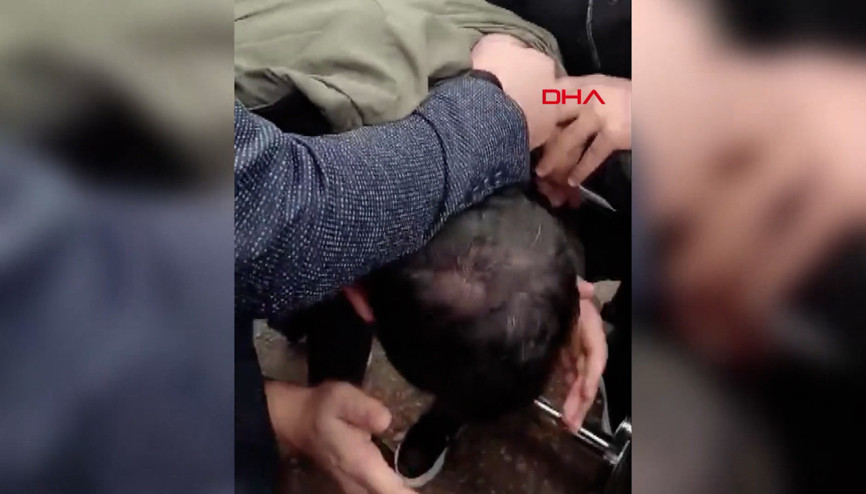 Bursa Büyükşehir Belediye Başkanı Bozbeye saldırı girişimi kamerada