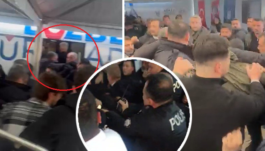 Bursa Büyükşehir Belediye Başkanına saldırı girişimi: O anlar kamerada