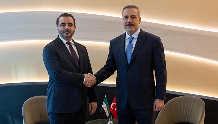 Dışişleri Bakanı Hakan Fidan Suriyeli mevkidaşı Şeybani ile görüştü