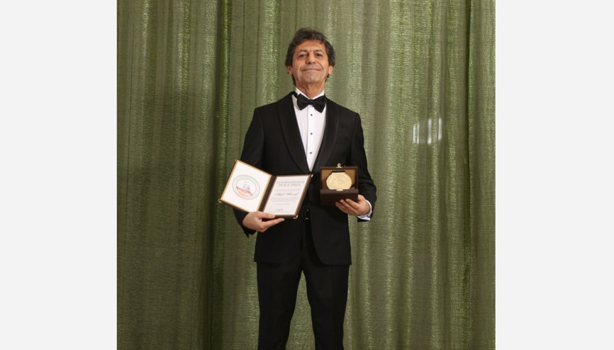 Manafa 2025 Yılı International Peace Prize ödülü