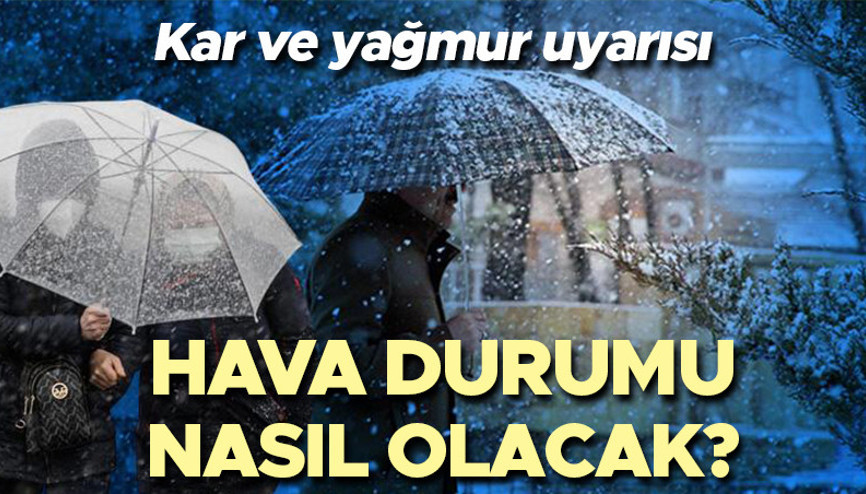 Bugün (8 Ocak Perşembe) hava nasıl olacak İstanbula kar yağacak mı Meteoroloji hava durumu tahminlerini il il yayınladı Son dakika kar ve yağmur uyarısı