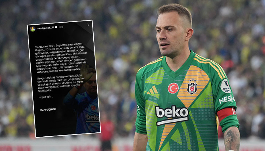 Mert Günoktan Beşiktaşa veda mesajı